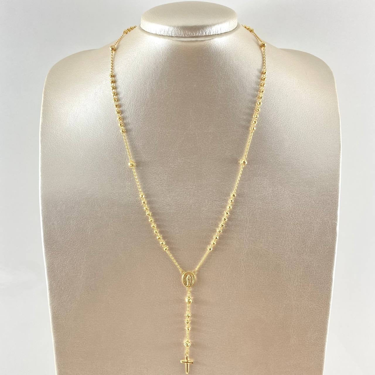 Rosario Virgen Milagrosa Oro 18K