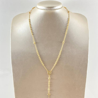 Rosario Virgen Milagrosa Oro 18K